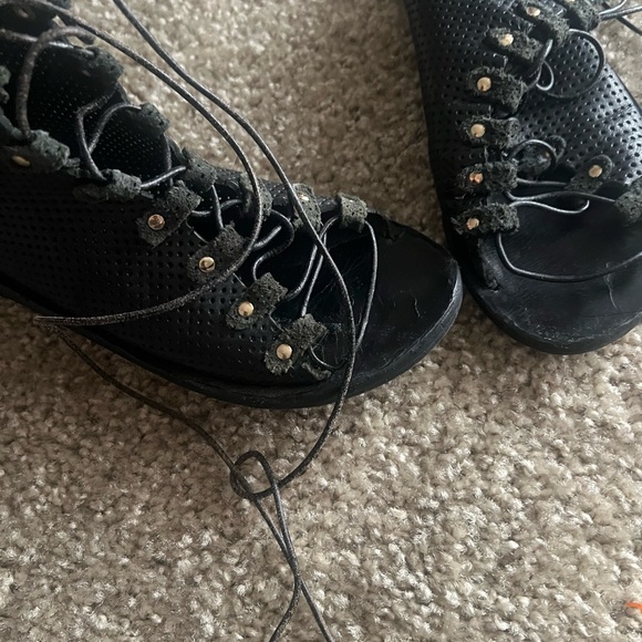 Ancient Greek sandals gladiator lace up sandal 36 Handmade in Greece $269 - Picture 7 of 11